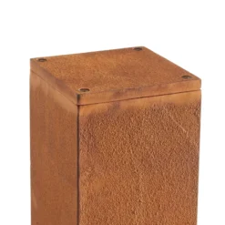 SLV Rusty Slot 80 rostbraune Sockelleuchte