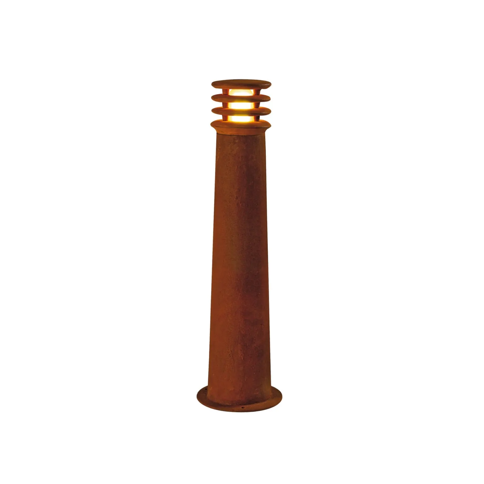 SLV Wegelampe Rusty 70, rostfarben, Stahl, Höhe 70 cm, IP55
