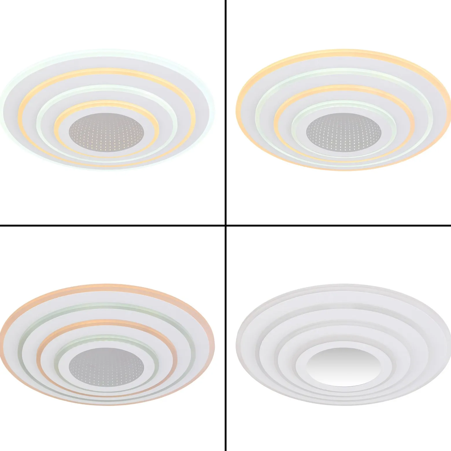 Smart LED-Deckenleuchte Jocelyn, weiß, CCT, Fernbedienung