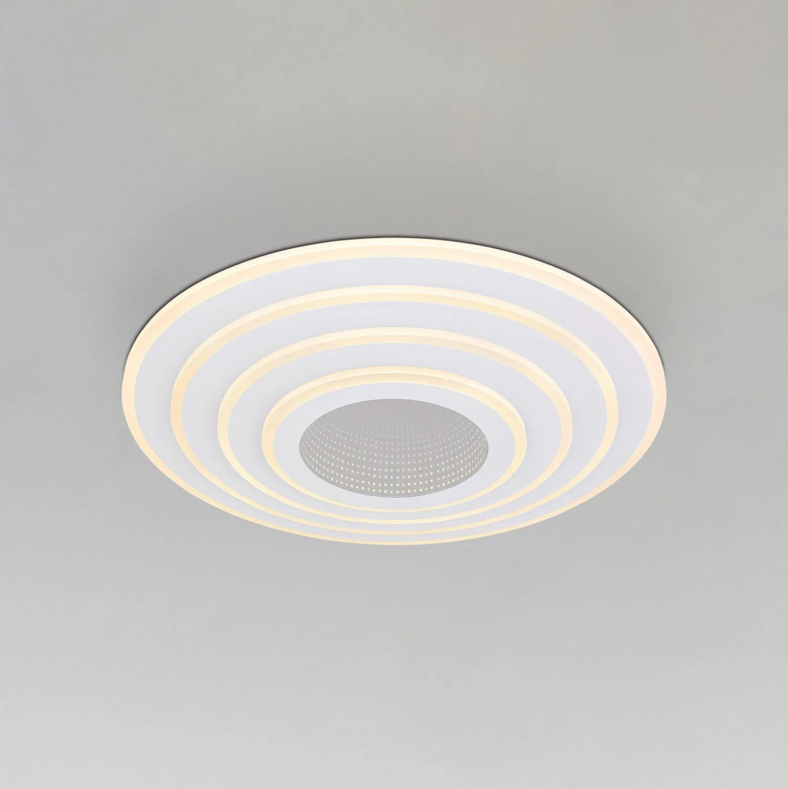 Smart LED-Deckenleuchte Jocelyn, weiß, CCT, Fernbedienung
