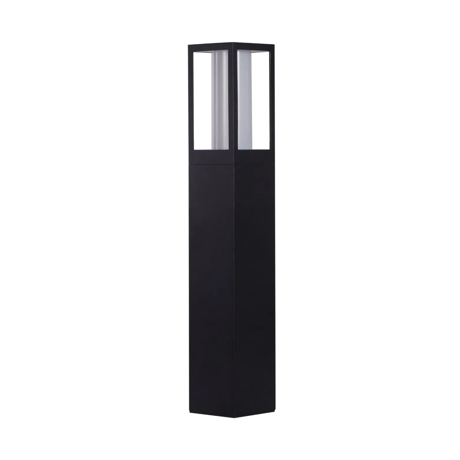 Sockellampe Avenue, schwarz, Höhe 45 cm, Metall