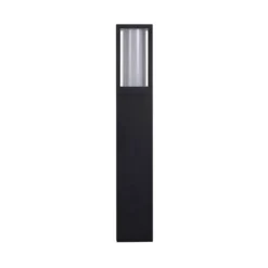 Sockellampe Avenue, schwarz, Höhe 45 cm, Metall