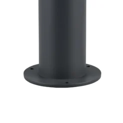 Sockellampe Beni, schwarz matt, Höhe 60 cm, Metall