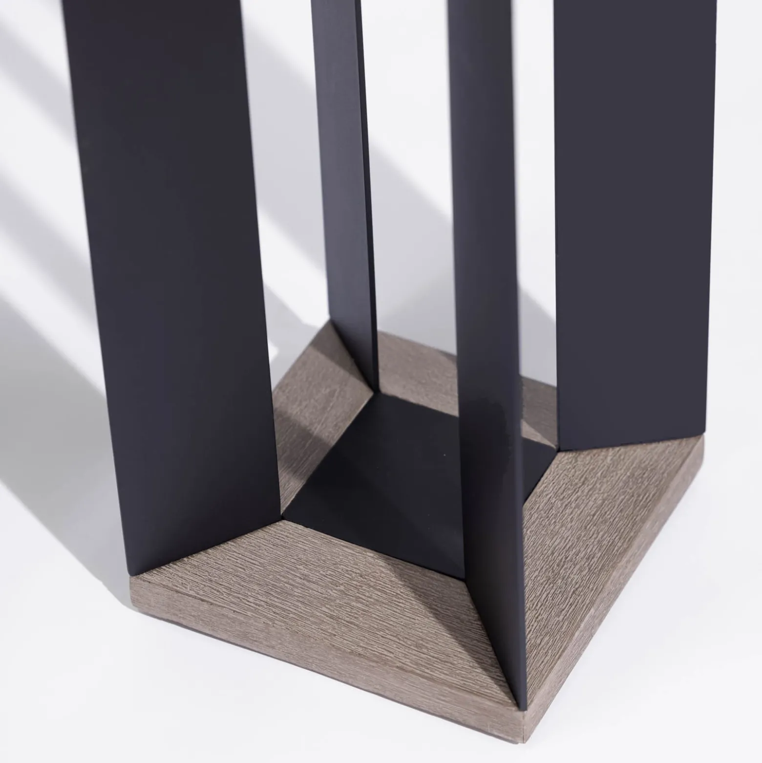 Solarlaterne Teckalu, Duratek/Alu schwarz, 65,5cm