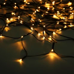 Solar-LED-Lichtervorhang IP44 110x90cm 100-flammig