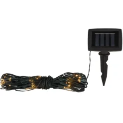 Solar-LED-Lichtervorhang IP44 110x90cm 100-flammig