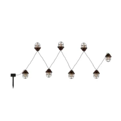 Solar-Lichterkette Lina mit 8 Laternen