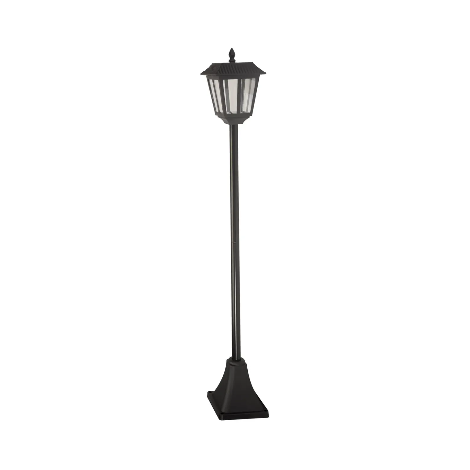 Solar-Wegeleuchte Metro, 130 cm, schwarz, IP44
