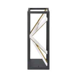 Stars of Light LED-Tischlampe Penela schwarz/gold 43 cm CCT