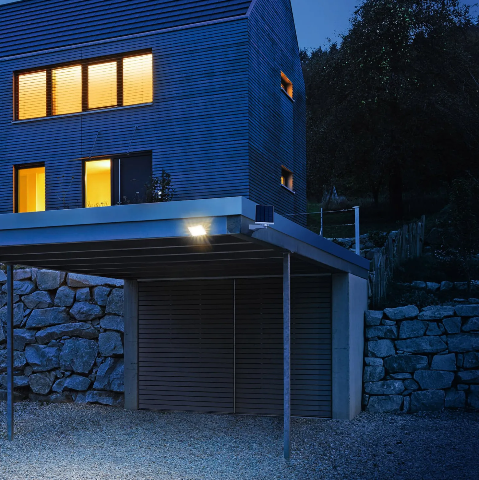 STEINEL LED-Solarleuchte XSolar L-S One, anthrazit, Sensor