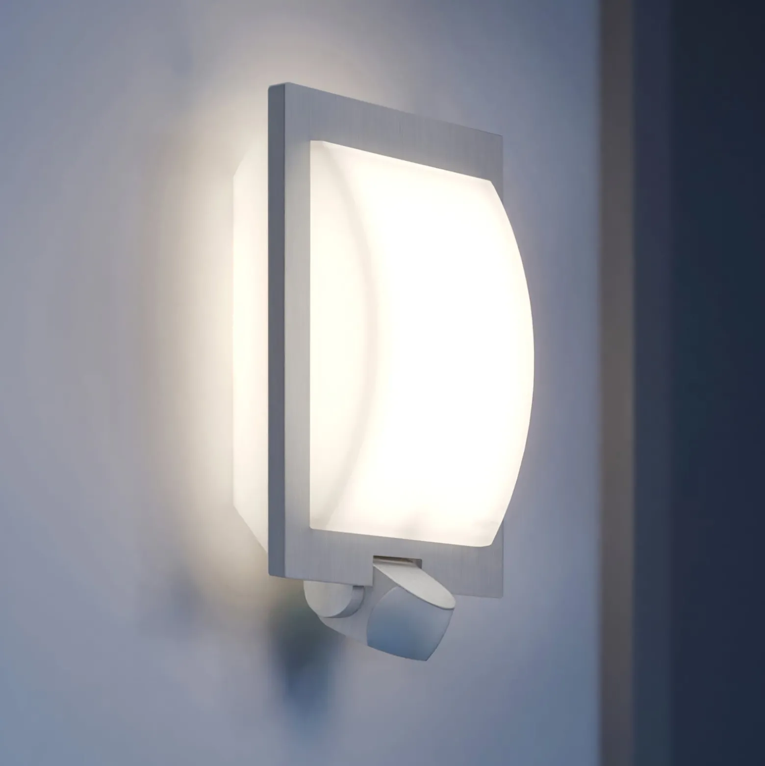 STEINEL L 20 S Außenwandleuchte Sensor, Edelstahl