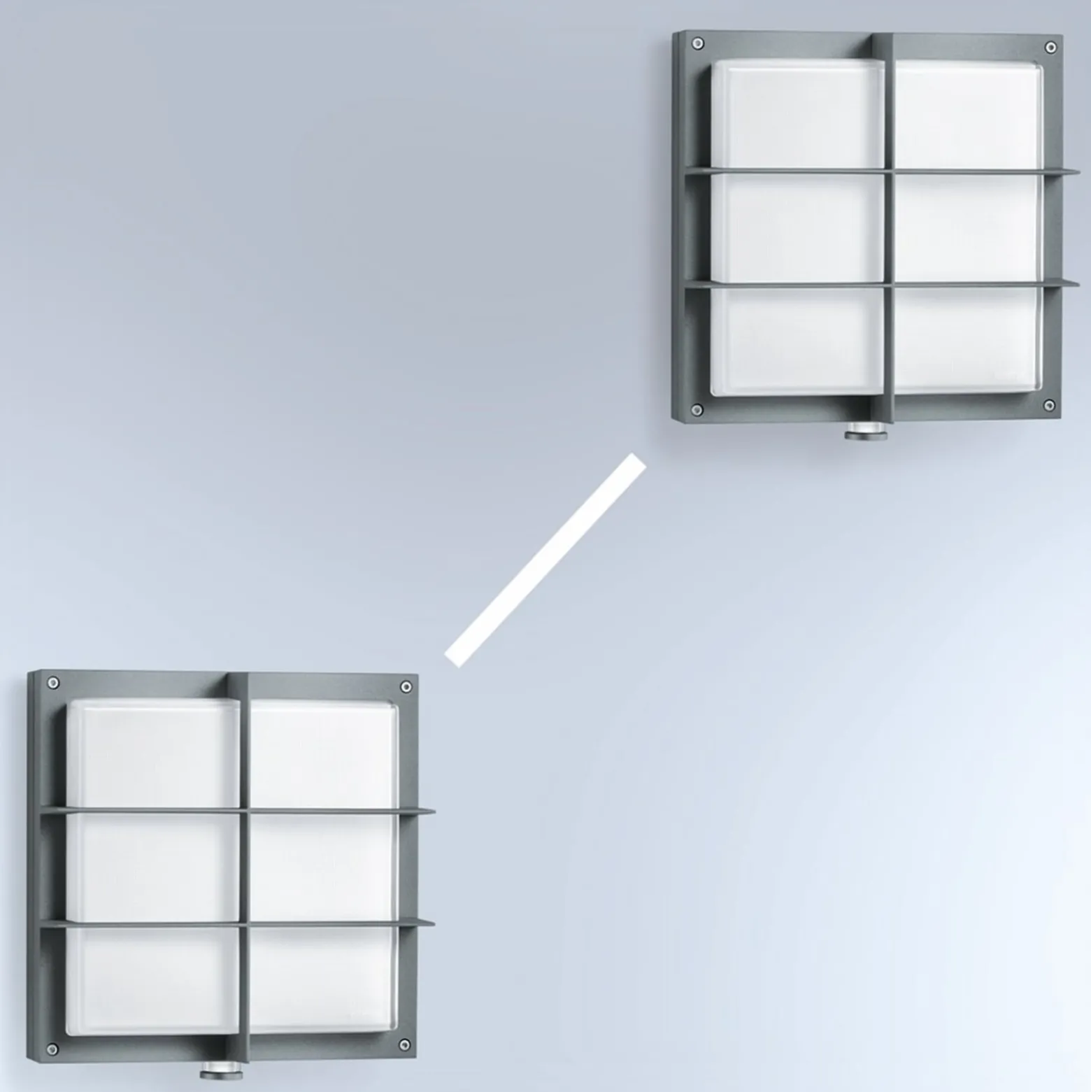STEINEL L 691 S V2 Außenwandlampe Sensor, Gitter