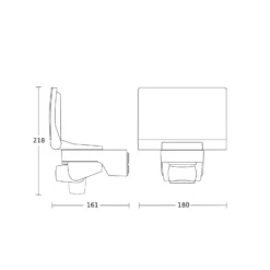 STEINEL Sensor-Außenstrahler XLED Home 2 S schwarz IP44