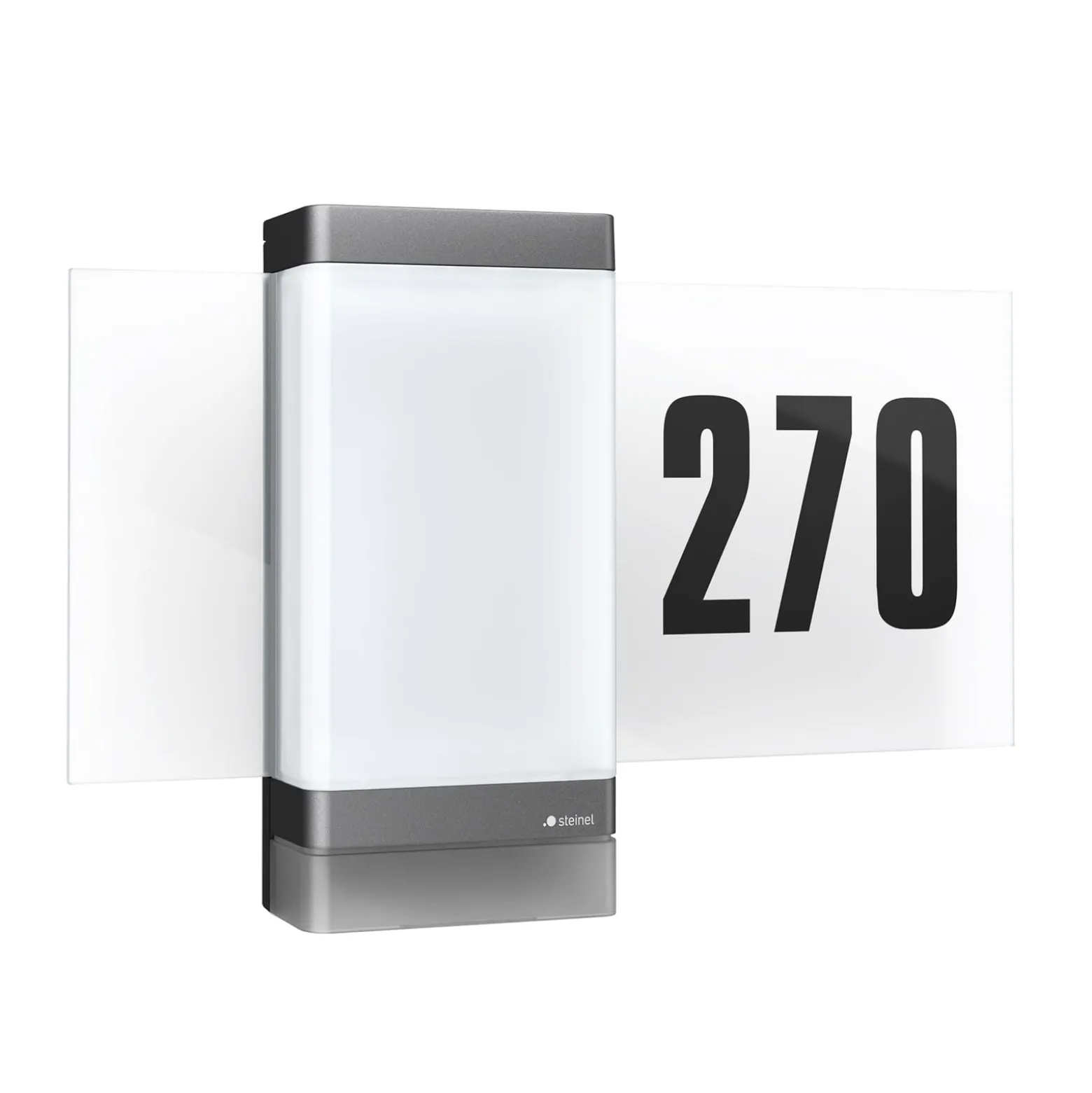 STEINEL smarte Hausnummernleuchte L 270 Digi SC, anthrazit