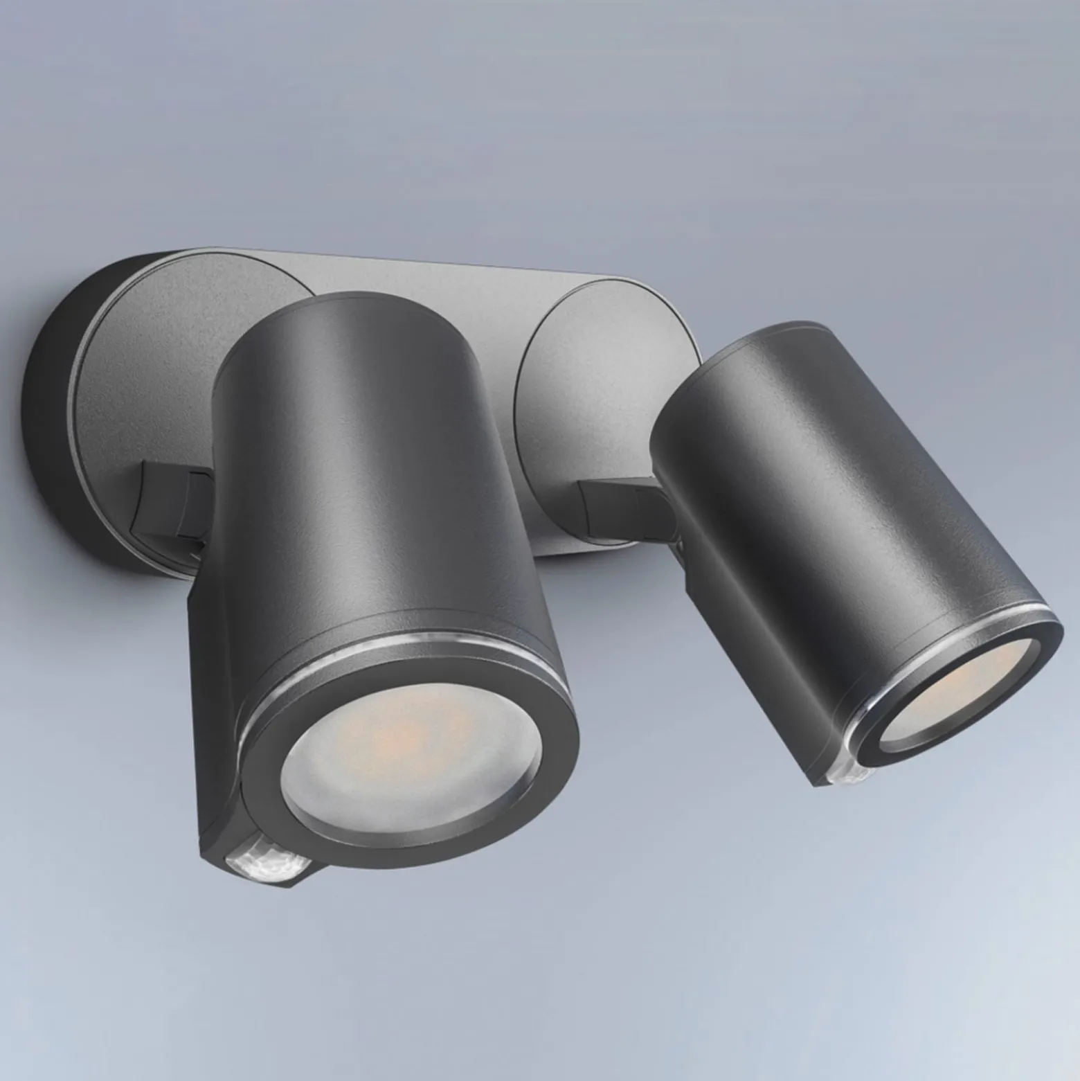 STEINEL Smart Sensor-Außenspot One SC 2-flg. anthrazit IP44