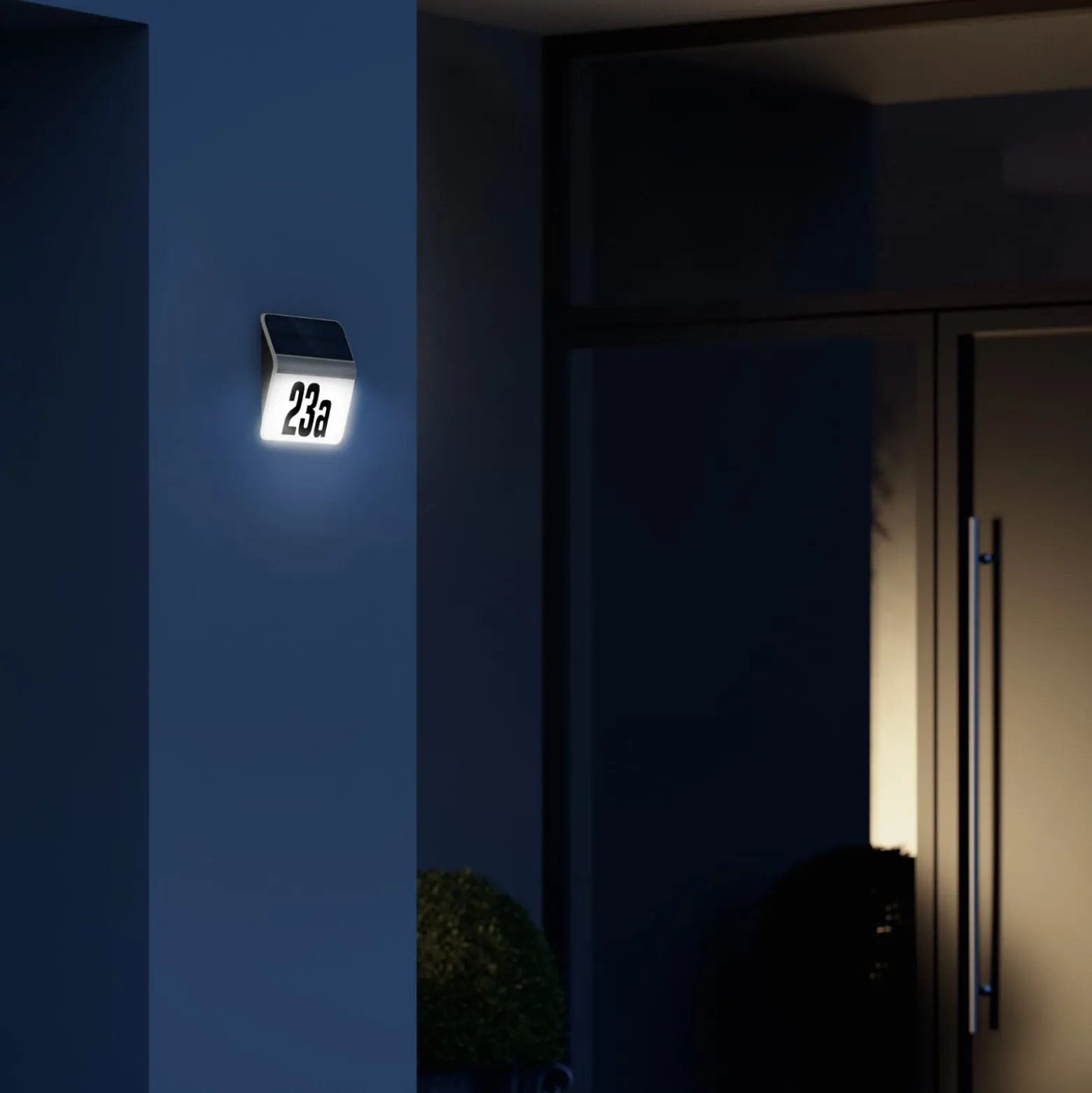 STEINEL XSolar LH-N LED-Hausnummern-Wandleuchte