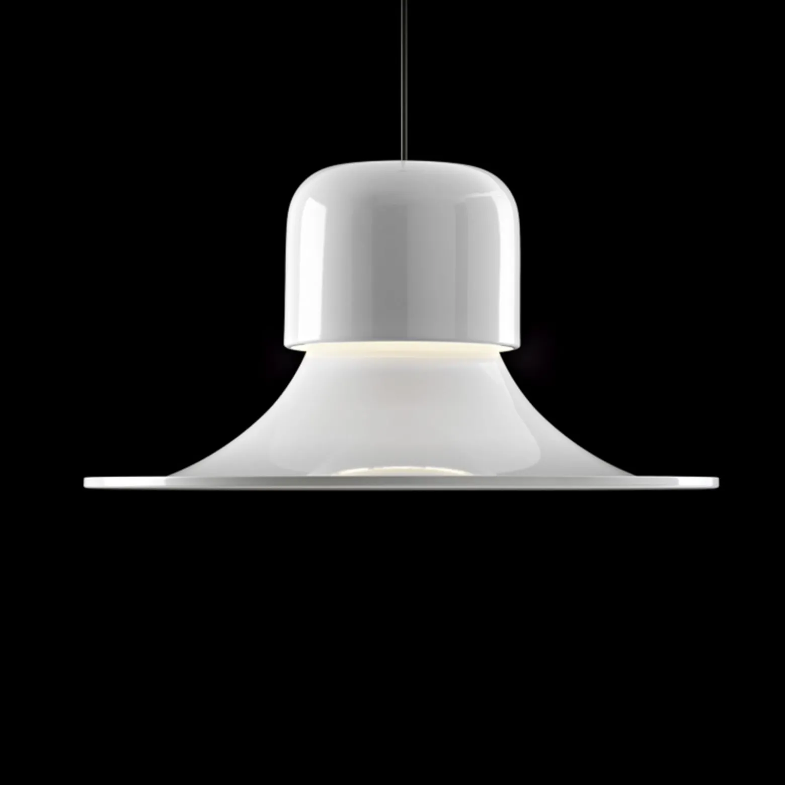 Stilnovo Campana LED-Hängeleuchte, DALI-Push, grau