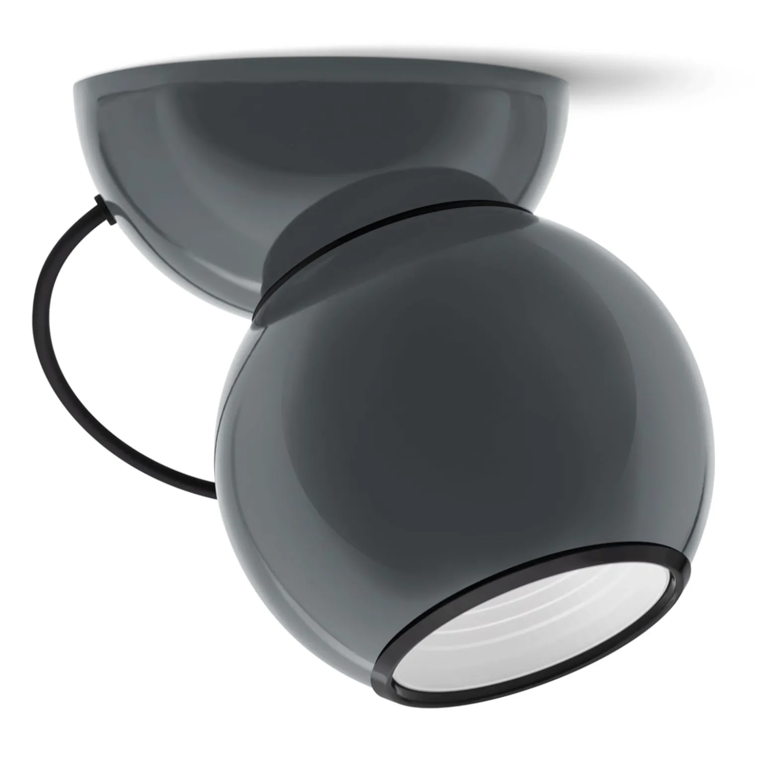 Stilnovo Gravitino LED-Deckenlampe drehbar grau