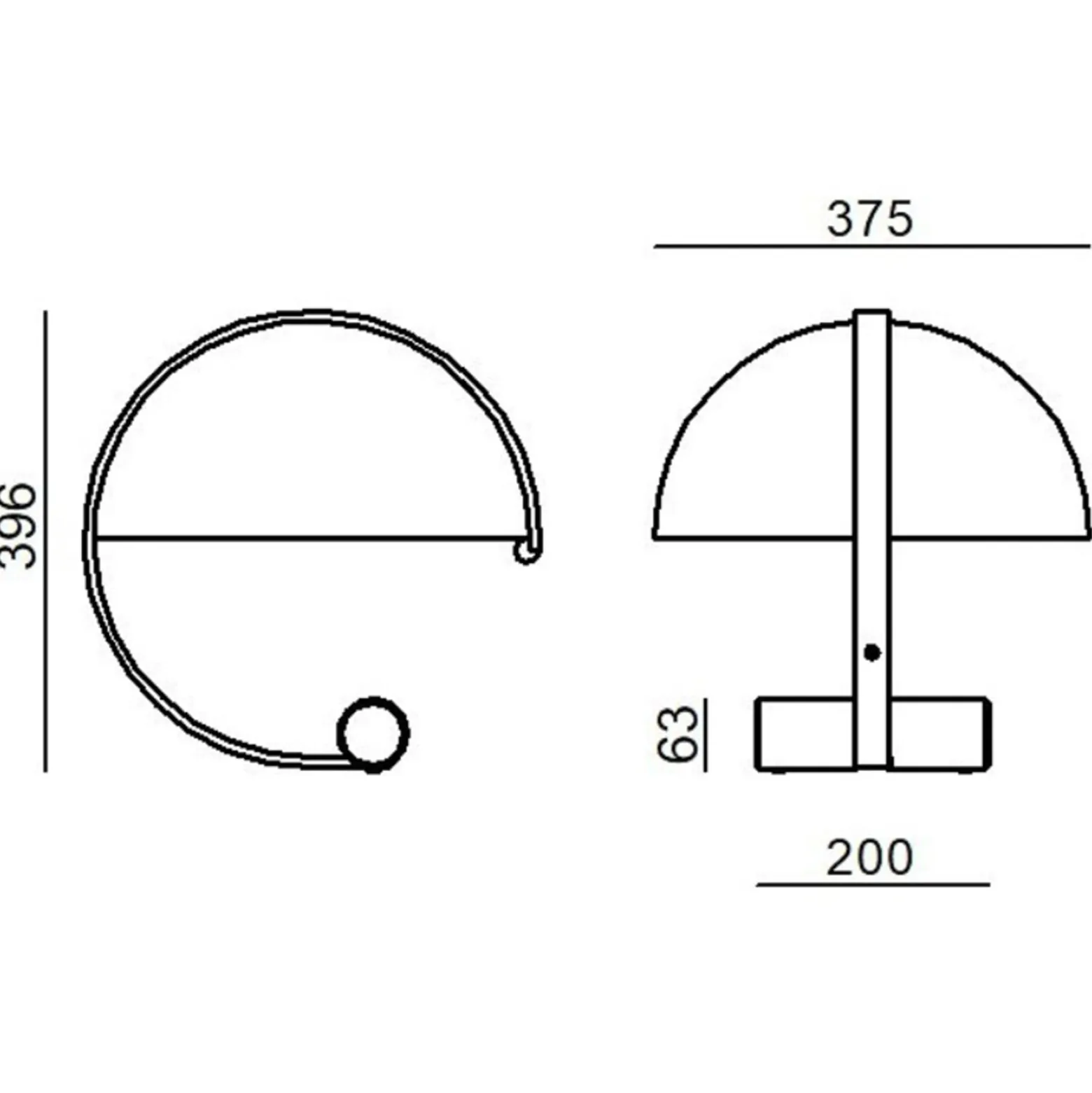 Stilnovo Meta LED-Tischlampe inkl. E27-LED rot