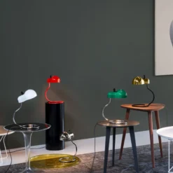 Stilnovo Minitopo LED-Tischlampe, gold