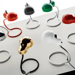Stilnovo Minitopo LED-Tischlampe, special red