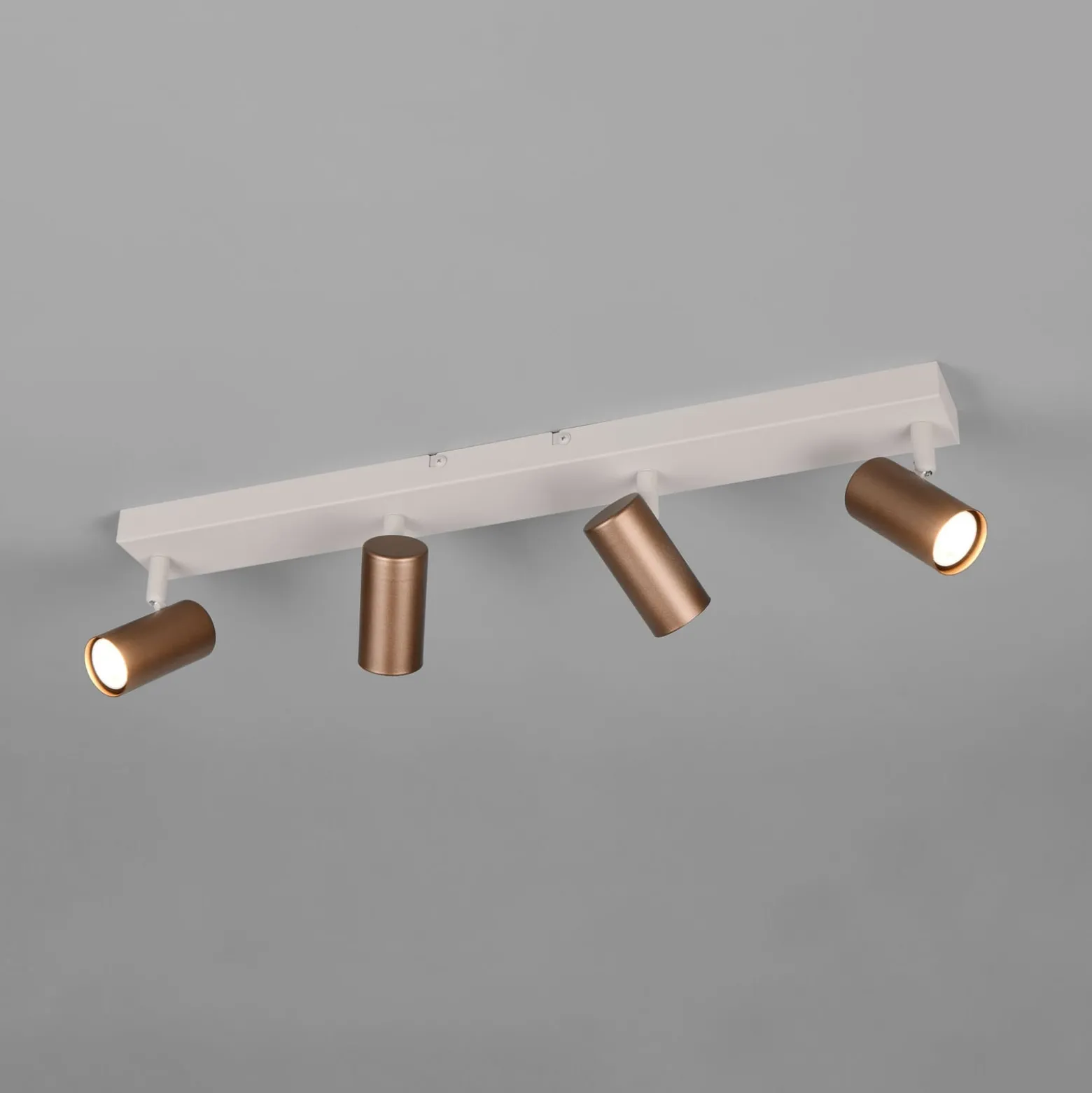 Strahler Taryn, braun, Länge 62 cm, 4-flg., Mini-GU10