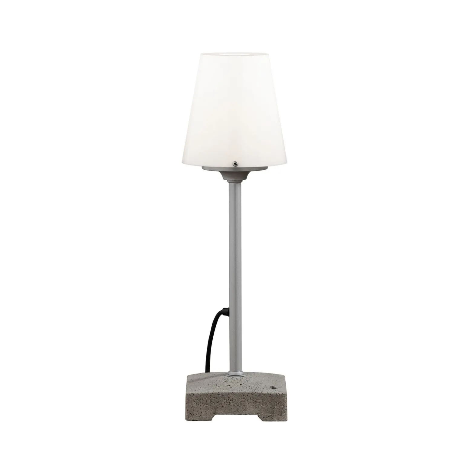 Terrassenleuchte Lucca, grau, Höhe 59 cm, Metall, IP44