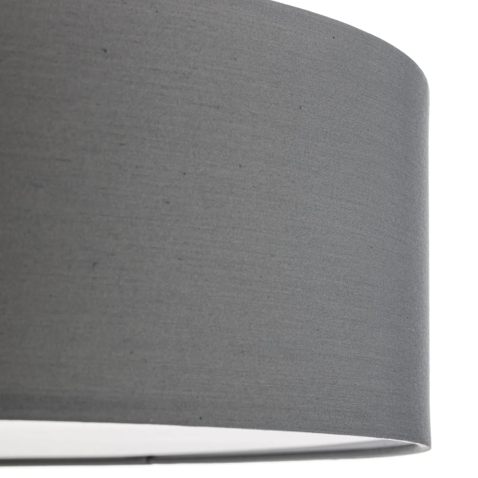Textil-Deckenlampe Andria, 60 cm, hellgrau
