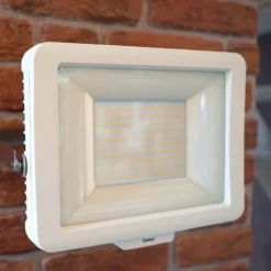 Theben LED-Außenstrahler theLeda B100L W, weiß, 3000K, 100 W