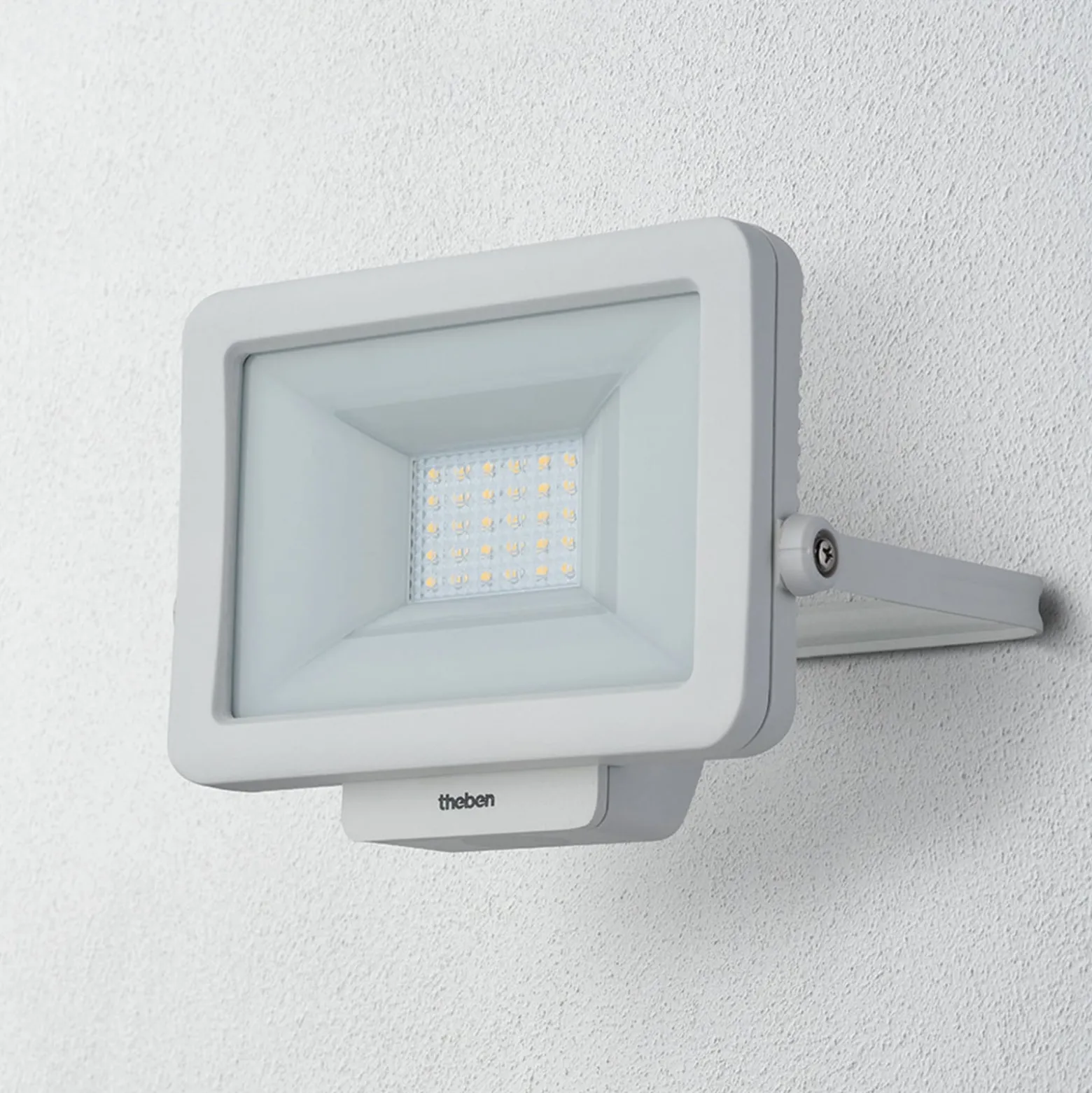 Theben theLeda B20L LED-Außenstrahler, weiß