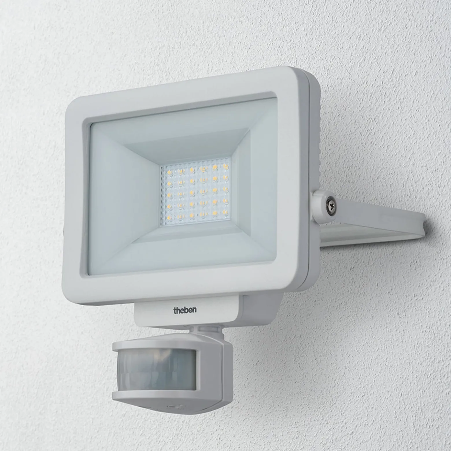 Theben theLeda B20L LED-Außenstrahler, weiß
