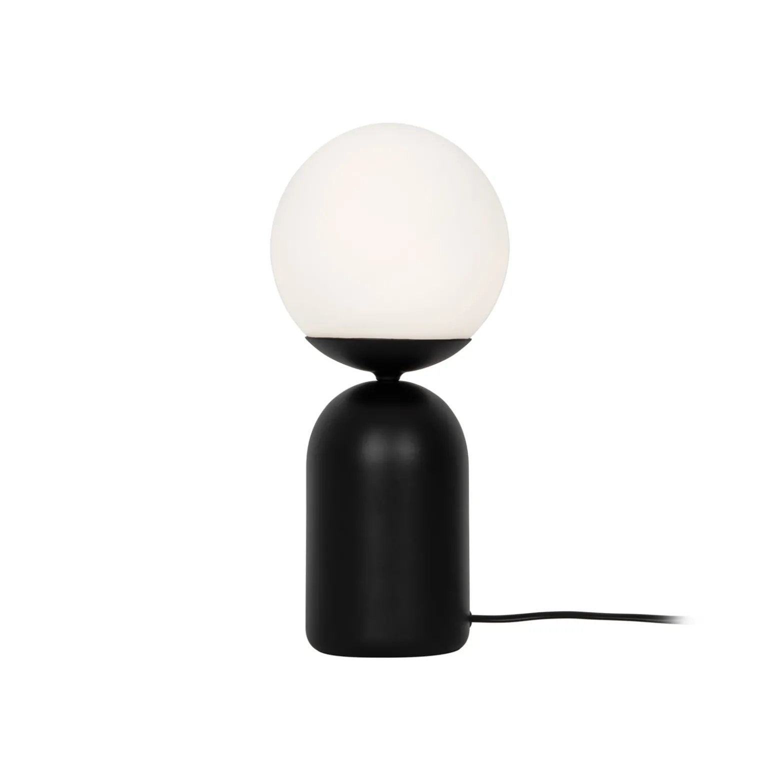 Tischlampe Erietta, schwarz