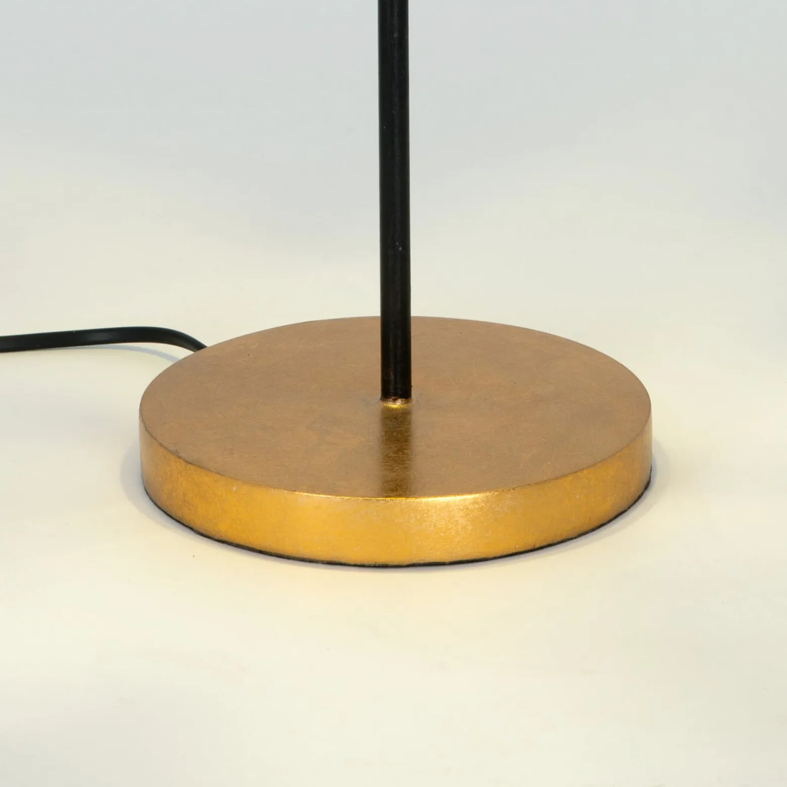 Tischlampe FLORILUME, goldfarben, Höhe 50 cm, Metall, 2 x G9