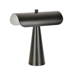 Tischleuchte Billie, schwarz matt, 30 cm, Metall