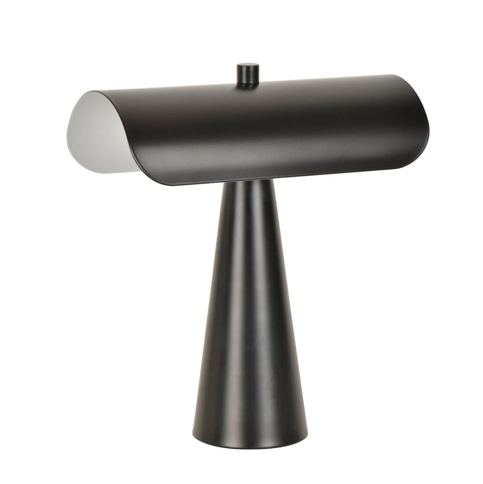 Tischleuchte Billie, schwarz matt, 30 cm, Metall