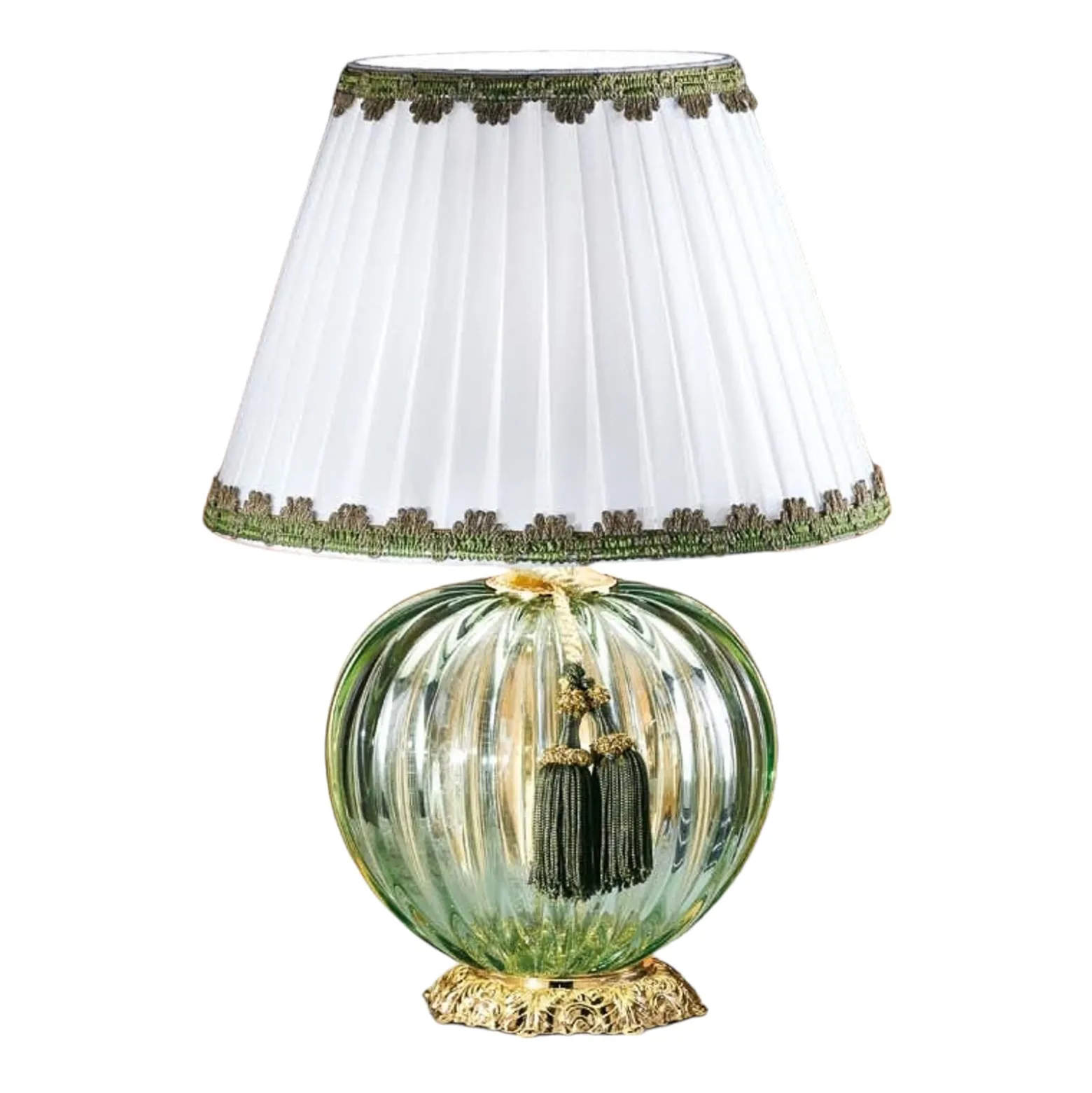 Tischleuchte Maureen mit Muranoglas