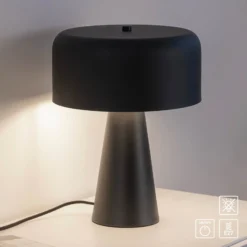 Tischleuchte PENTO, schwarz, Höhe 35 cm, Metall, E27