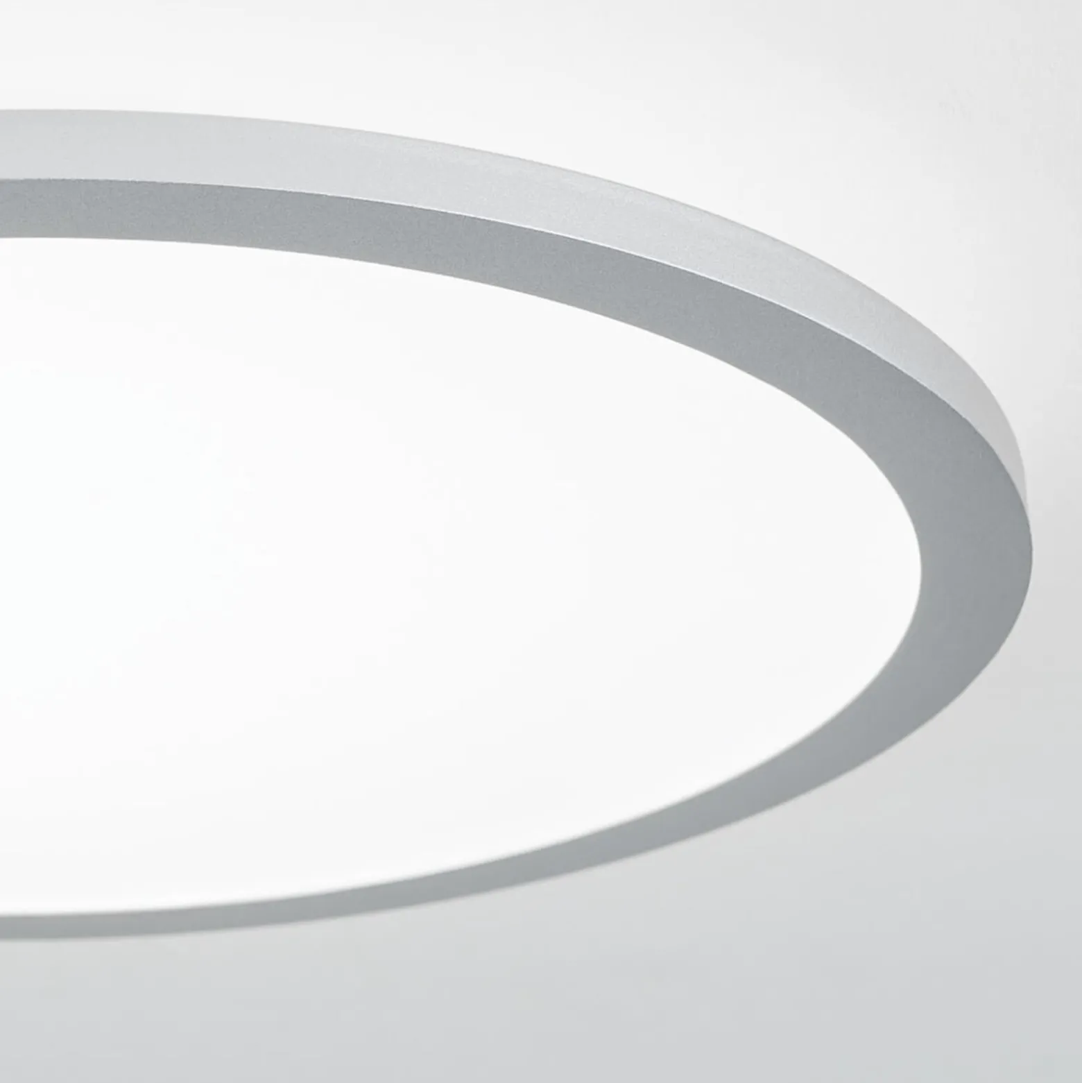 Titanfarbene LED-Deckenlampe Aria, dimmbar - 40 cm