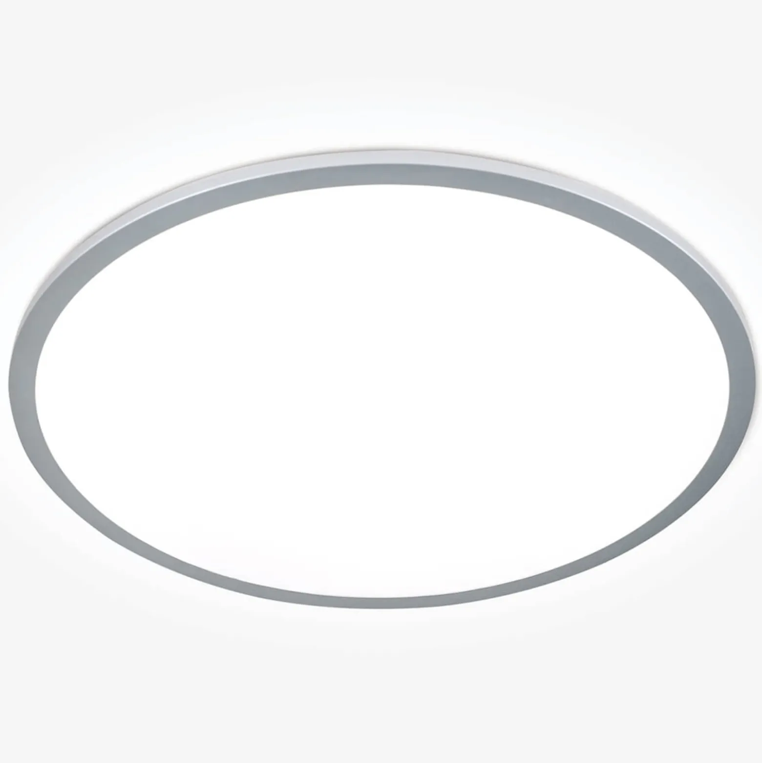 Titanfarbene LED-Deckenlampe Aria, dimmbar - 60 cm