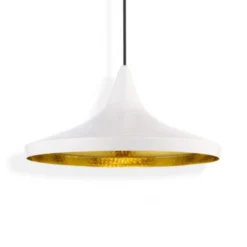 Tom Dixon Beat Wide LED-Hängeleuchte, weiß