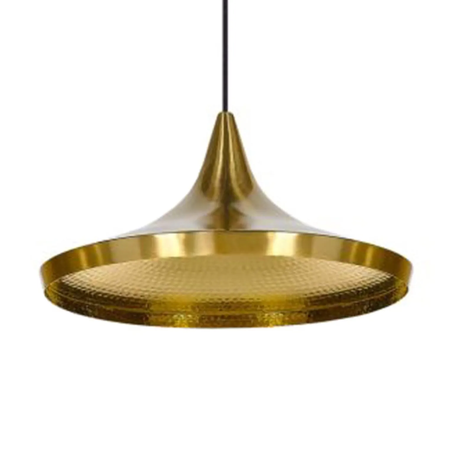 Tom Dixon Beat Wide LED-Hängeleuchte, messing