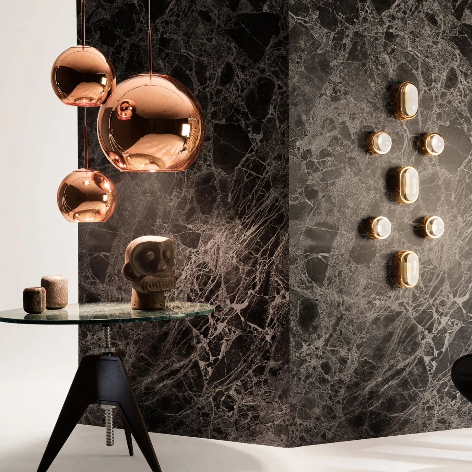 Tom Dixon Copper Round Hängelampe Ø 25 cm kupfer
