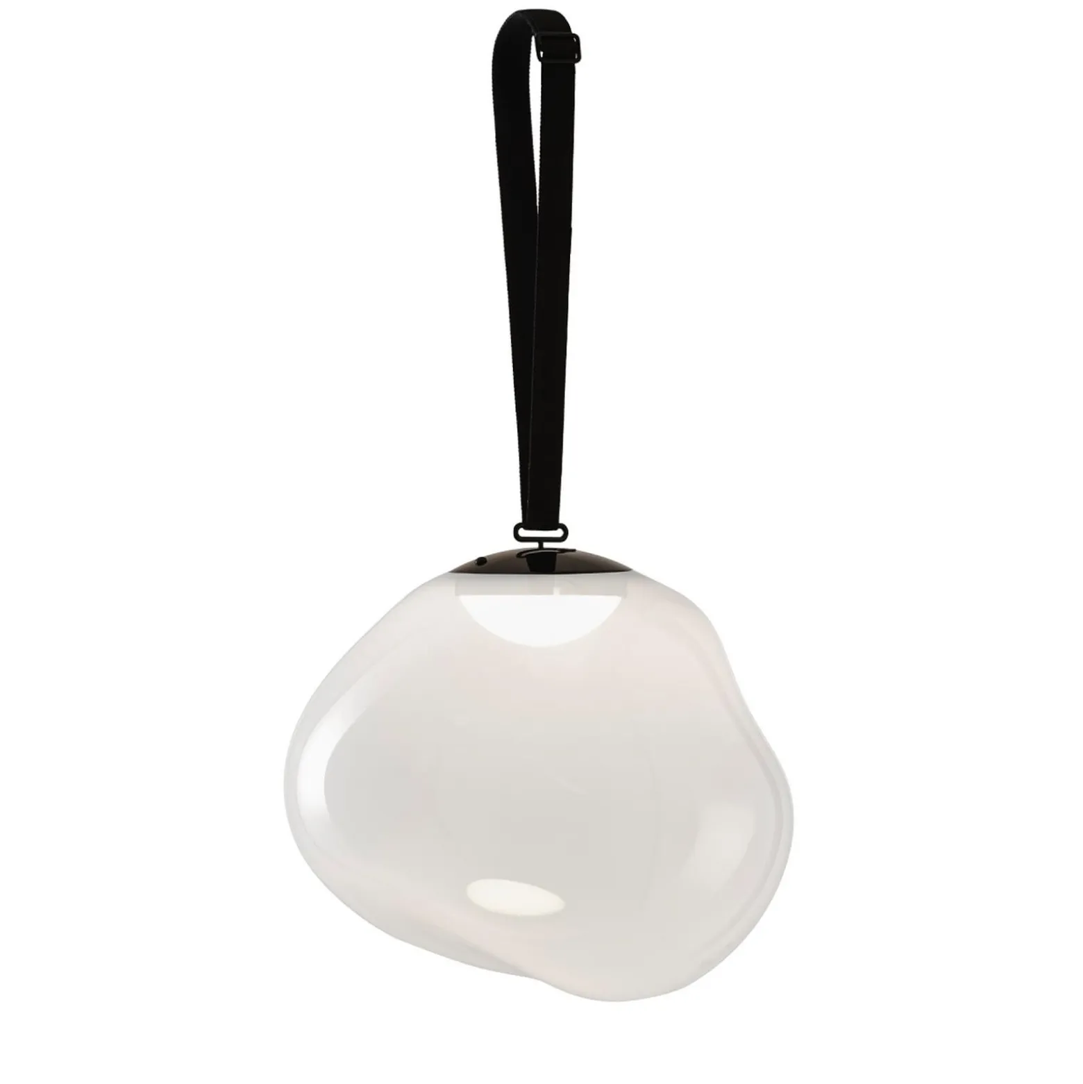 Tom Dixon LED-Akku-Terrassenlampe Melt large, opal, 57 cm