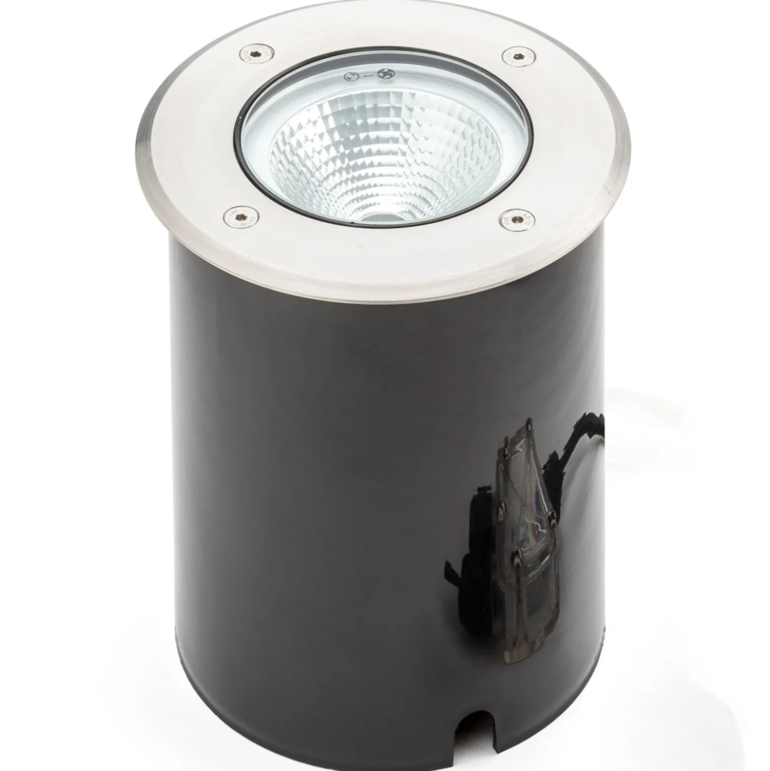 Tuva - LED-Bodeneinbauspot in runder Form, IP65