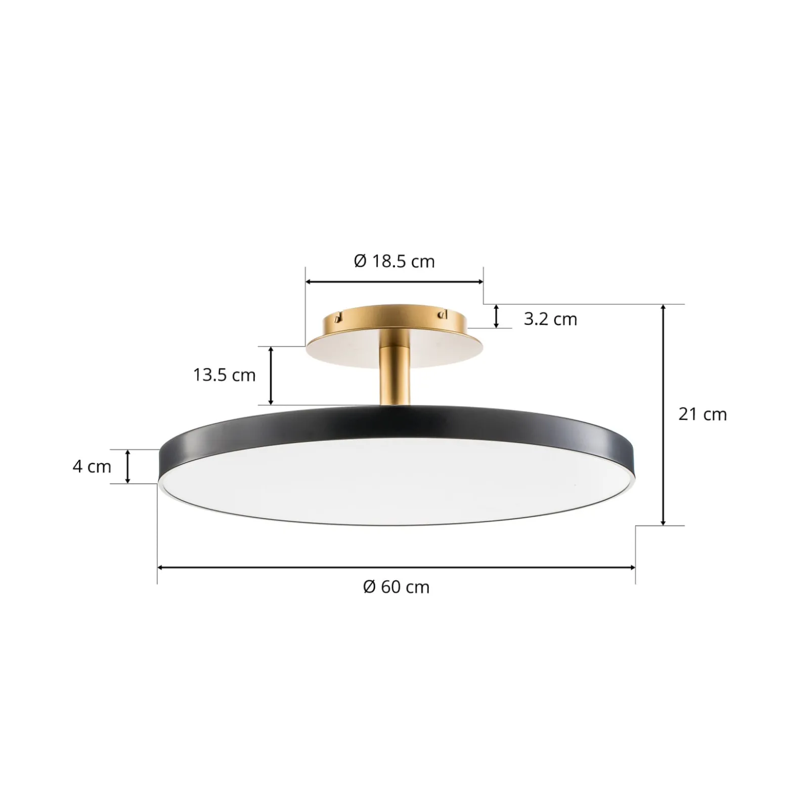 UMAGE Asteria Up Large Deckenlampe 60cm anthrazit