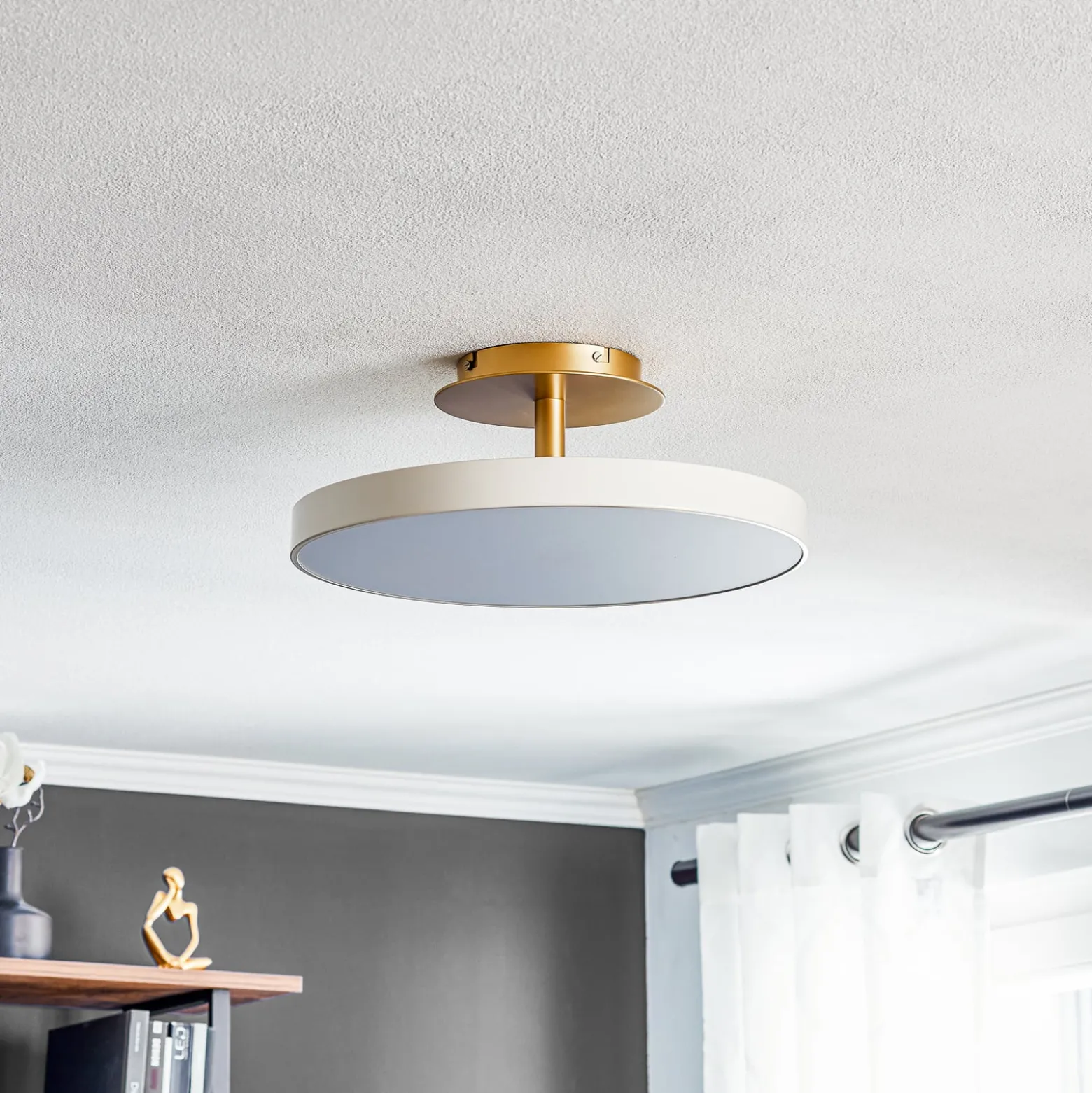 UMAGE Asteria Up Medium Deckenlampe 43 cm perlweiß