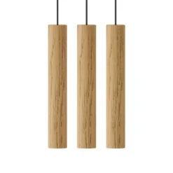 UMAGE Chimes Cluster 3 Hängeleuchte eiche hell