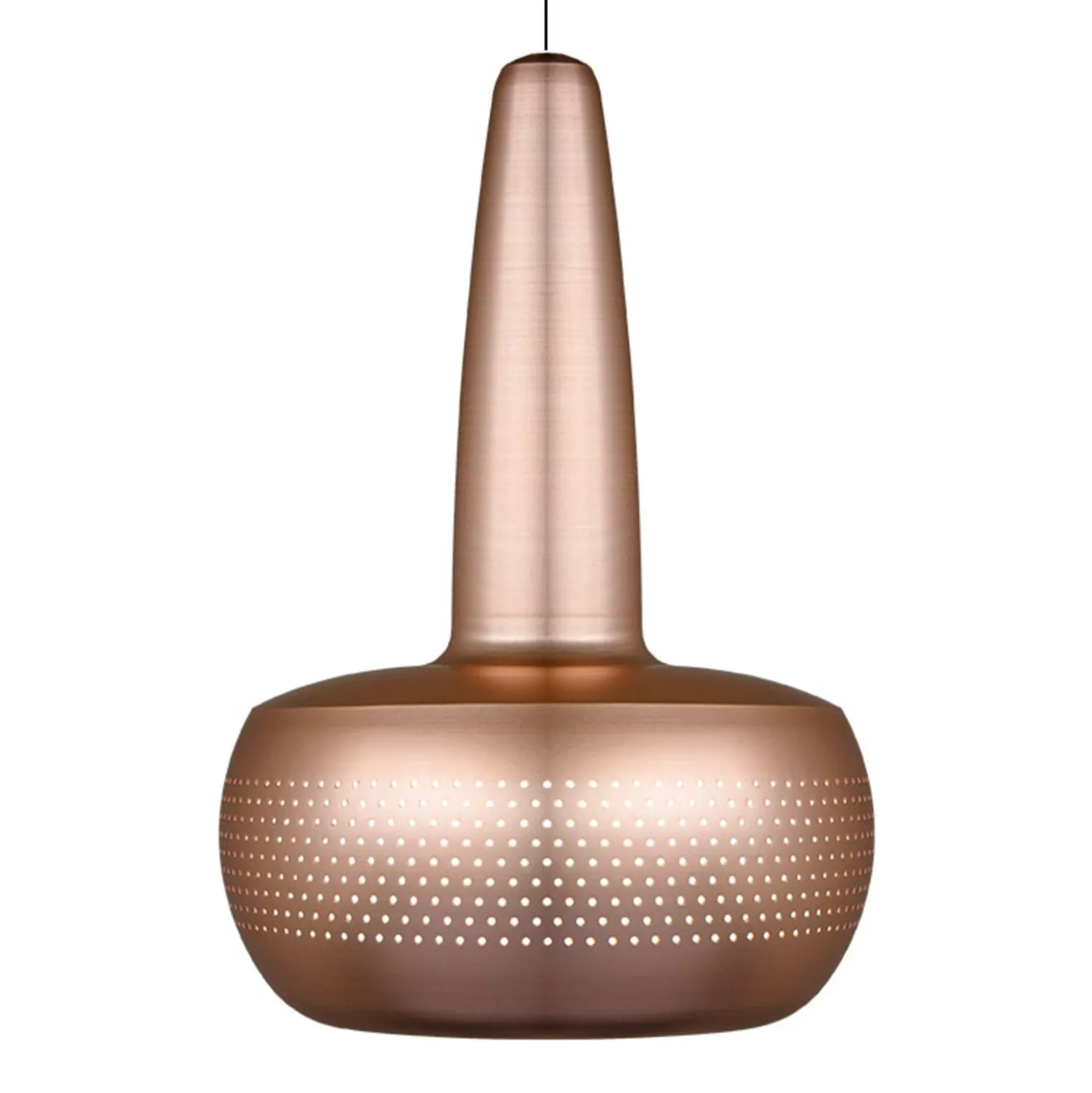 UMAGE Clava Hängelampe kupfer, Cannonball schwarz