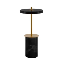 UMAGE LED-Akkutischlampe Asteria Move Mini schwarz 26cm IP44