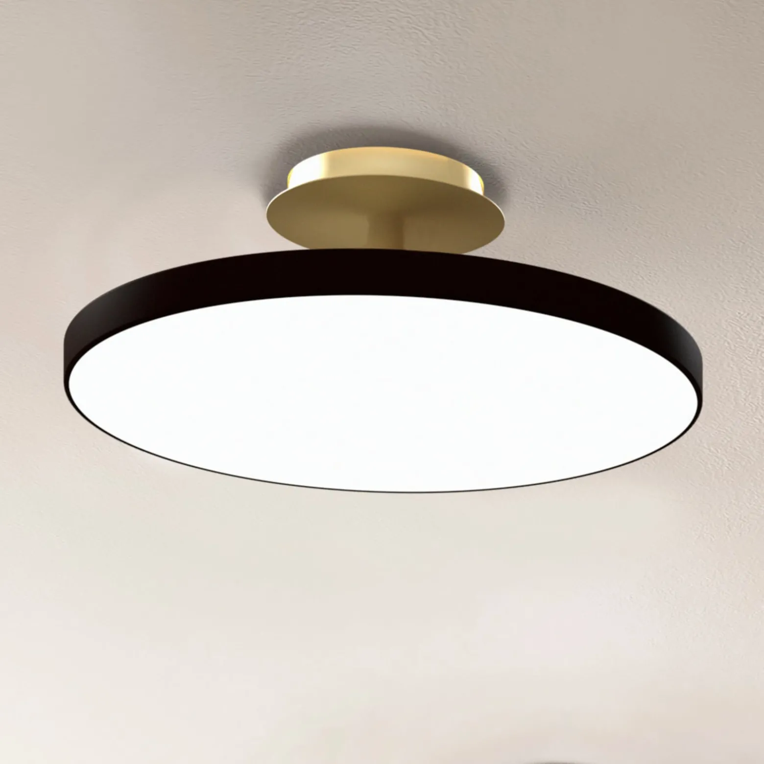 UMAGE LED-Deckenlampe Asteria UP PLUS, schwarz, Ø 43 cm, CCT